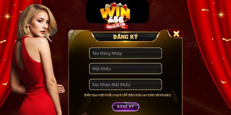 Đăng ký Win456 chỉ với vài bước cơ bản cực kỳ nhanh chóng.