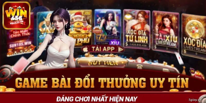 WIN456 là cổng game bài uy tín hàng đầu hiện nay.